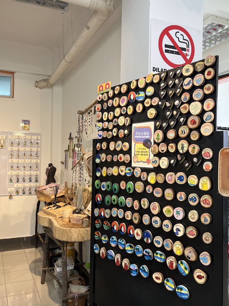 Hand-painted magnet wall